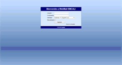 Desktop Screenshot of mensajero.emcali.net.co
