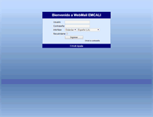 Tablet Screenshot of mensajero.emcali.net.co